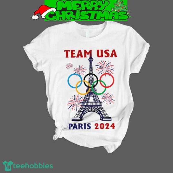 USA Olympic Paris 2024 Best Team Fleece Pajamas Set Gift Family - USA Olympic Paris 2024 Best Team Fleece Pajamas Set-2