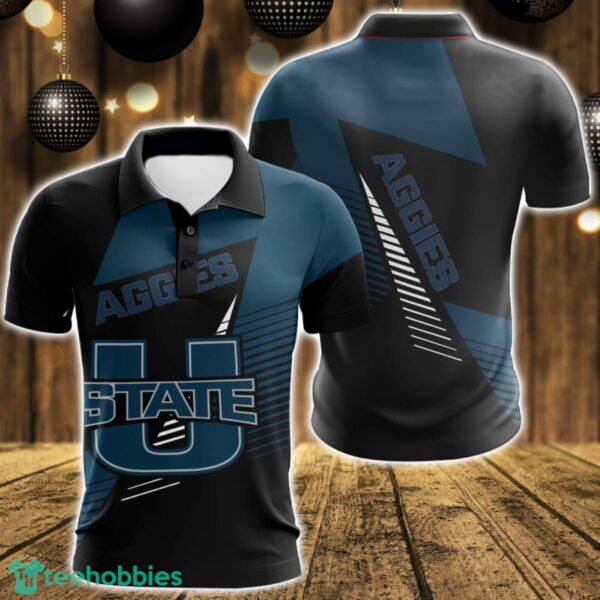 Utah State Aggies 3D Polo Shirt For Team Sport Gift For Men Product Photo 1