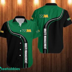 waste management Hawaiian Shirt Logo Work At Shirt For Men And Women Product Photo 1