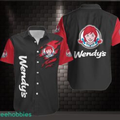 Wendy's Hawaii Shirt Unique Logo Brand Broken Hawaiian Shirt Product Photo 1