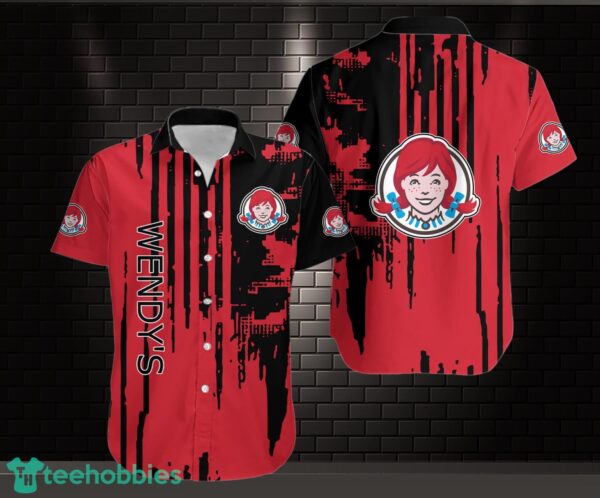 Wendy's Hawaii Shirt Unique Logo Brand Shirt For Fans Product Photo 1