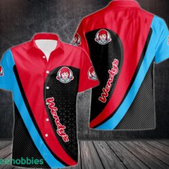 Wendy's Short Sleeve Shirt Logo Brand Hawaiian Shirt Product Photo 1