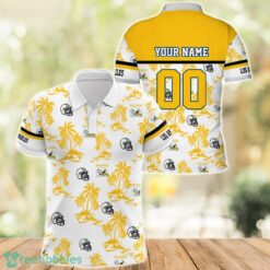 Yellow Los Angeles Football Polo Shirt Full Printing Custom Name And Number Product Photo 1