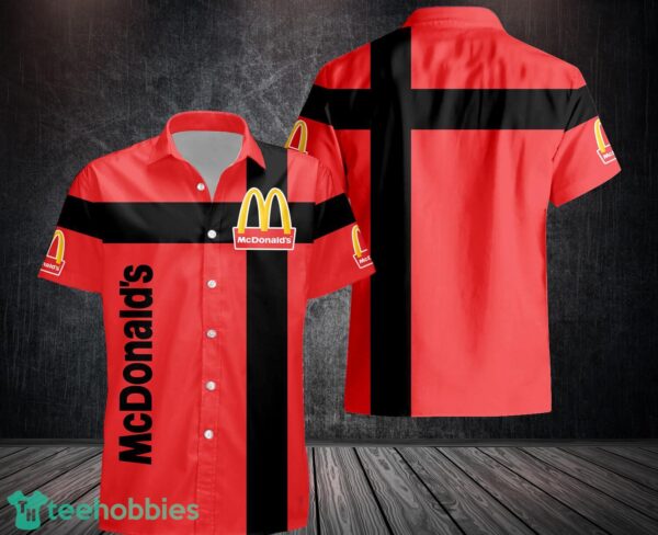 3D All Over Printed mcdonald's Short Sleeve Hawaiian Shirt Product Photo 1