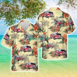 Adamstown, Pennsylvania, Adamstown Fire Company Beach Gift Hawaiian Shirt Product Photo 1