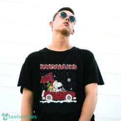 Arkansas Razorbacks Snoopy And Woodstock Driving Car Cute Snoopy Limited Edition Shirt - G500 Gildan T-Shirt