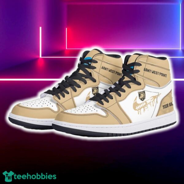 Army Black Knights Air Jordan Hightop Shoes New Custom Name For Fans Gift Sneaker - Army Black Knights Air Jordan Hightop Shoes Photo 5