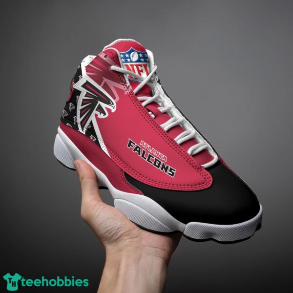 Atlanta Falcons Air Jordan 13 Shoes Custom Name Sport Team Shoes Product Photo 2