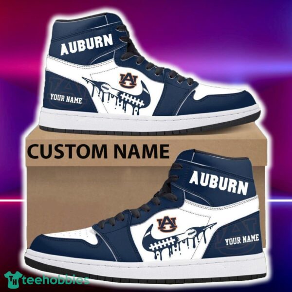 Auburn Tigers Air Jordan Hightop Shoes New Custom Name For Fans Gift Sneaker - Auburn Tigers Air Jordan Hightop Shoes Photo 4