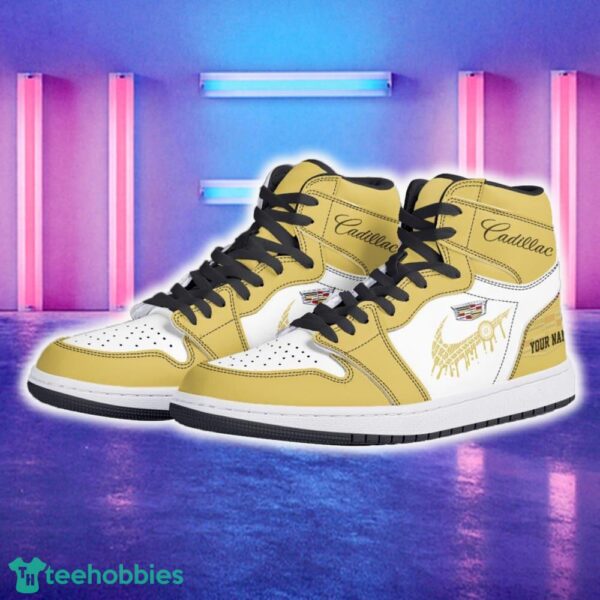 Cadillac Car Air Jordan 1 Hightop Shoes New For Fans Gift AJ1 Sneaker Custom Name - Cadillac Air Jordan 1 Hightop Shoes_5