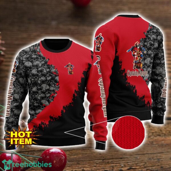 Captain Morgan Skull Halloween All Over Print 3D Sweater Product Photo 1