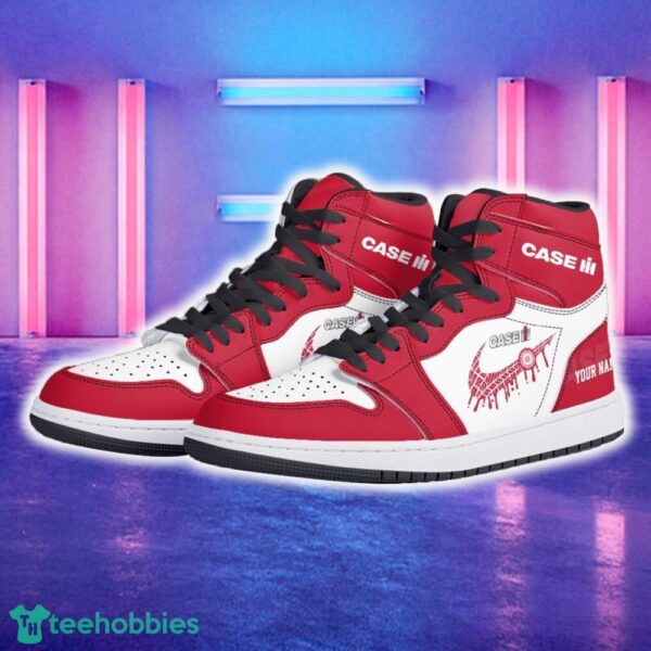 Case IH Car Air Jordan 1 Hightop Shoes New For Fans Gift AJ1 Sneaker Custom Name - Case IH Air Jordan 1 Hightop Shoes_5
