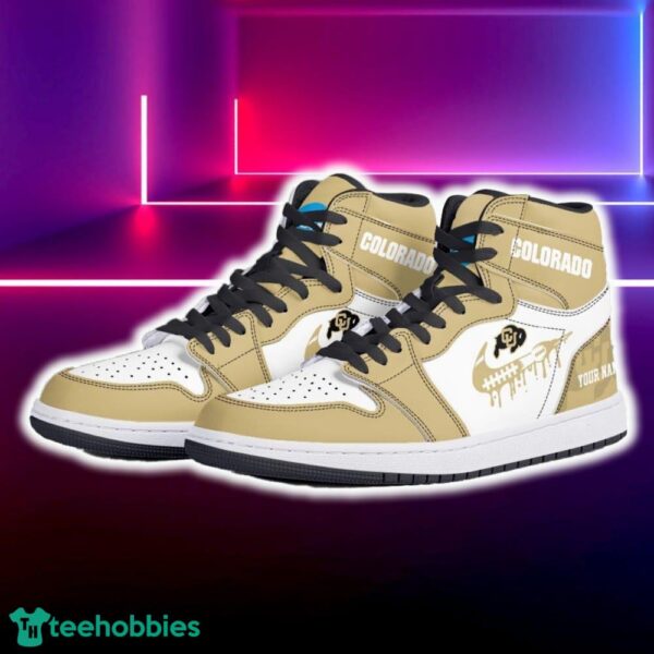 Colorado Buffaloes Air Jordan Hightop Shoes New Custom Name For Fans Gift Sneaker - Colorado Buffaloes Air Jordan Hightop Shoes Photo 5
