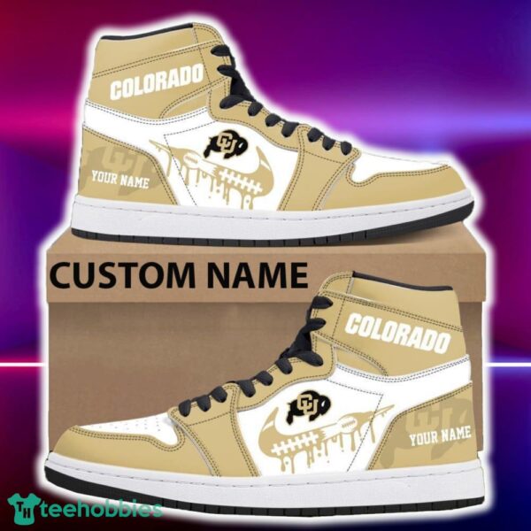 Colorado Buffaloes Air Jordan Hightop Shoes New Custom Name For Fans Gift Sneaker - Colorado Buffaloes Air Jordan Hightop Shoes Photo 4