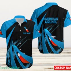 Custom Name AMERICAN AIRLINES Button Shirt 3D Printed Hawaii Shirt Product Photo 1