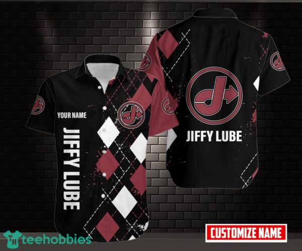 Custom Name Jiffy Lube AOP 3D Hawaiian Shirt Button Shirt Product Photo 1