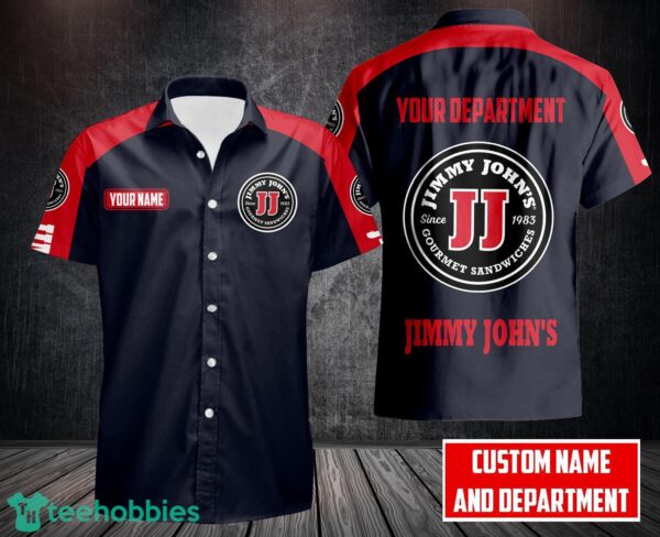 Custom Name Jimmy John's Short Sleeve Hawaiian Shirt Product Photo 1