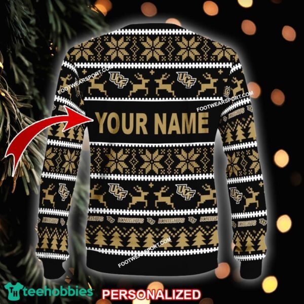 Custom Name NEW Nutcracker UCF Knights Ugly Christmas Sweater Gift Holidays - NCAA UCF Knights Ugly Christmas Sweater For Men And Women Photo 2