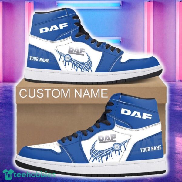 DAF Car Air Jordan 1 Hightop Shoes New For Fans Gift AJ1 Sneaker Custom Name - DAF Air Jordan 1 Hightop Shoes_4