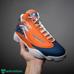 Denver Broncos Air Jordan 13 Shoes Custom Name Sport Team Shoes Product Photo 2