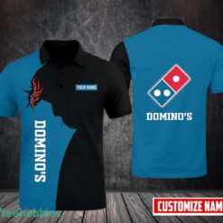 Domino's Pizza Golf Polo Shift 3D Polo Shirt For Fans Custom Name Product Photo 1