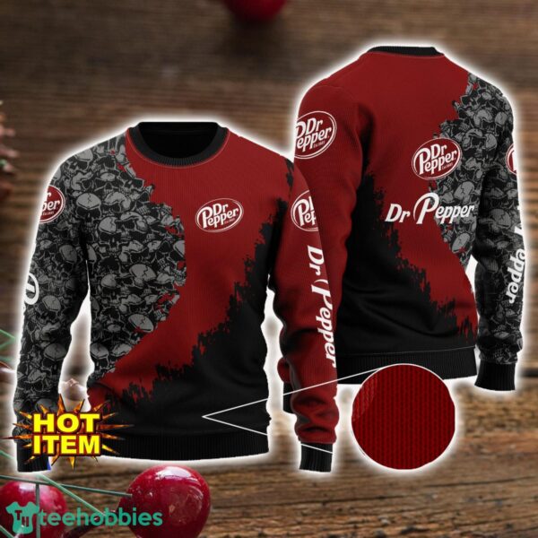 Dr Pepper Skull Halloween All Over Print 3D Sweater Product Photo 1