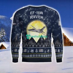 EF-111A Raven EF111A 3D Aircraft Moonlight Ugly Christmas Sweater Veteran Christmas Sweater Product Photo 3