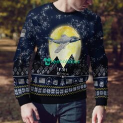 F3H Demon 3D Aircraft Moonlight Ugly Christmas Sweater Veteran Christmas Sweater Product Photo 4