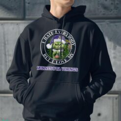 Green Cat With Santa Hat I Hate Everybody But I Love Minnesota Vikings Christmas T-shirt - Men Black Hoodie