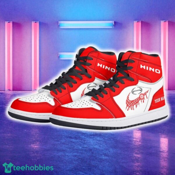 Hino Car Air Jordan 1 Hightop Shoes New For Fans Gift AJ1 Sneaker Custom Name - Hino Air Jordan 1 Hightop Shoes_5