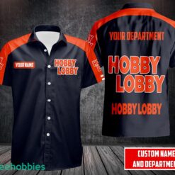 HOBBY LOBBY AOP 3D Hawaiian Shirt Button Shirt Custom Name Product Photo 1