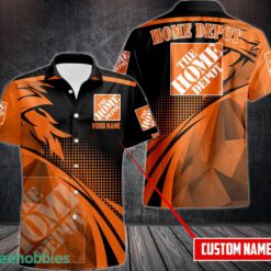HOME DEPOT AOP 3D Hawaiian Shirt Button Shirt Custom Name Product Photo 1