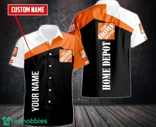 home depot Hawaiian Shirt Short Short Sleeve Shirt Custom Name Product Photo 1