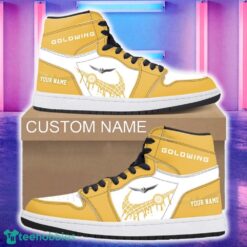 Honda goldwing Car Air Jordan 1 Hightop Shoes New For Fans Gift AJ1 Sneaker Custom Name - Honda goldwing Air Jordan 1 Hightop Shoes_4