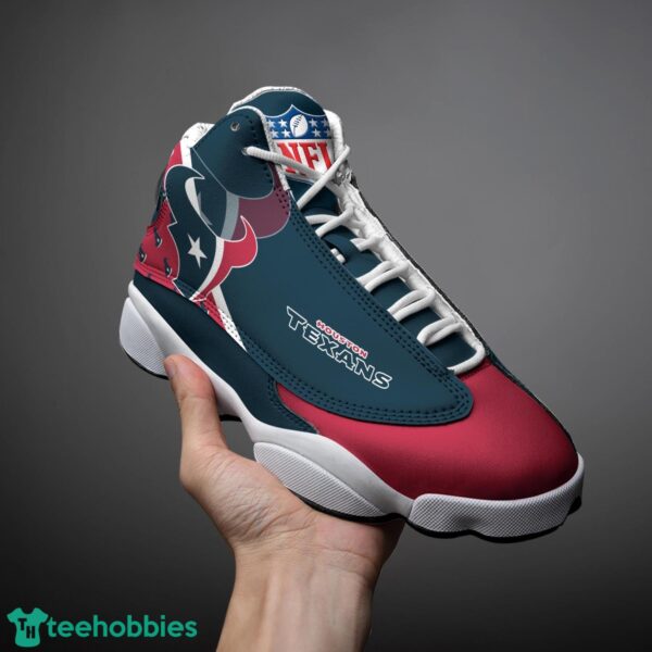 Houston Texans Air Jordan 13 Shoes Custom Name Sport Team Shoes Product Photo 2