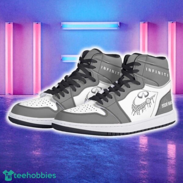 Infiniti Car Air Jordan 1 Hightop Shoes New For Fans Gift AJ1 Sneaker Custom Name - Infiniti Air Jordan 1 Hightop Shoes_5
