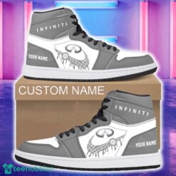 Infiniti Car Air Jordan 1 Hightop Shoes New For Fans Gift AJ1 Sneaker Custom Name - Infiniti Air Jordan 1 Hightop Shoes_4