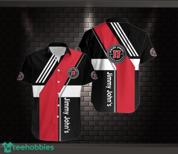 Jimmy John's Button Shirt 3D Printed Hawaii Shirt Product Photo 1