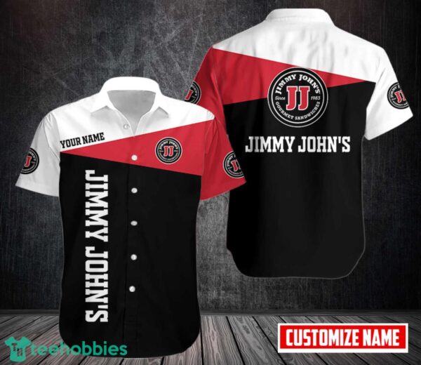 Jimmy John's Custom Name Short Sleeve Hawaiian Shirt Product Photo 1