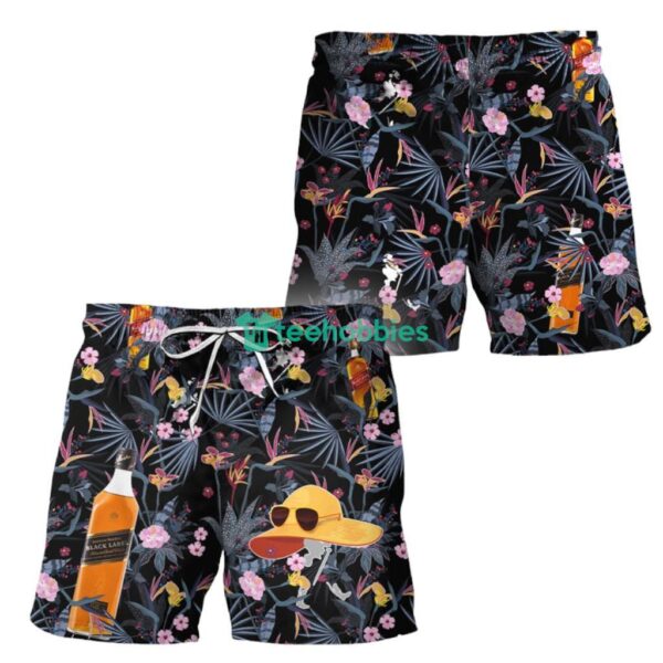 Johnnie Walker Floral Summer Hawaiian Short Summer For Men Product Photo 1