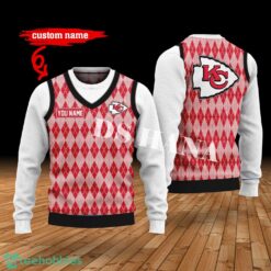 Kansas City Chiefs Custom Name New Style Sweater Kansas City Chiefs Ghile Style 3D Print Christmas Sweater Product Photo 1