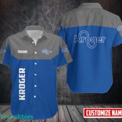 Kroger AOP 3D Hawaiian Shirt Button Shirt Custom Name Product Photo 1