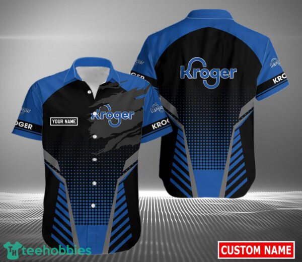 Kroger Short Sleeve Hawaiian Shirt Custom Name Product Photo 1