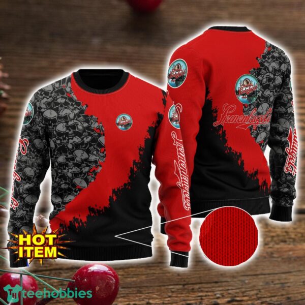 Leinenkugel's Skull Halloween All Over Print 3D Sweater Product Photo 1