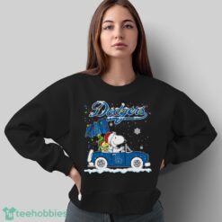 Los Angeles Dodgers Snoopy And Woodstock Driving Car Cute Snoopy Limited Edition Shirt - Sweatshirt