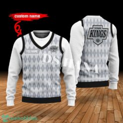 Los Angeles Kings Custom Name New Style Sweater Los Angeles Kings Ghile Style 3D Print Christmas Sweater Product Photo 1