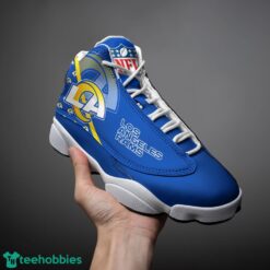 Los Angeles Rams Air Jordan 13 Shoes Custom Name Sport Team Shoes Product Photo 2
