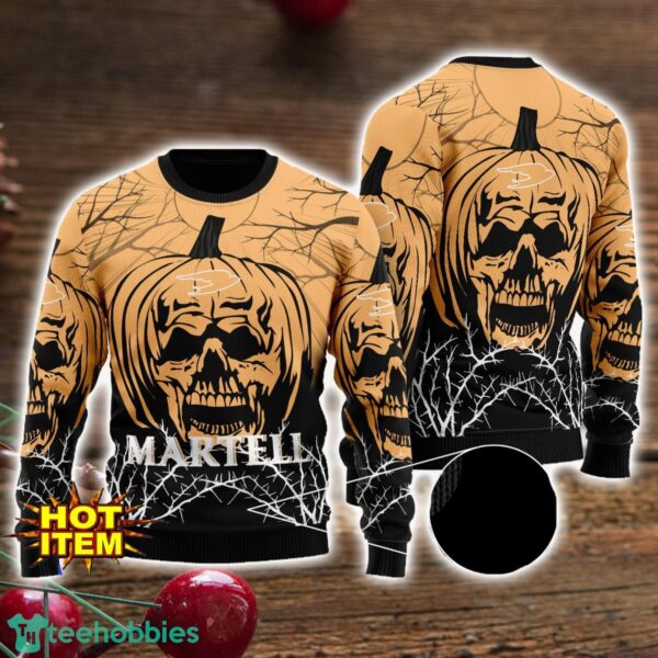 Martell Halloween Pumpkin Ugly Christmas Sweater Gift Ideas Product Photo 1