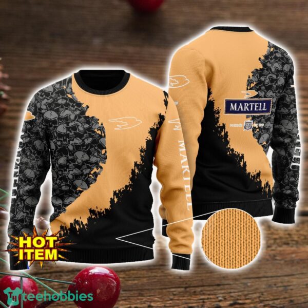Martell Skull Halloween All Over Print 3D Sweater Product Photo 1