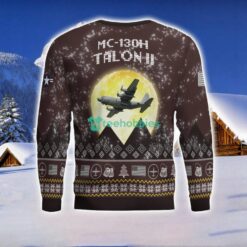 MC-130 Combat Talon II MC130E MC130J MC130H 3D Aircraft Moonlight Ugly Christmas Sweater Special Gift For Christmas Holiday Product Photo 3